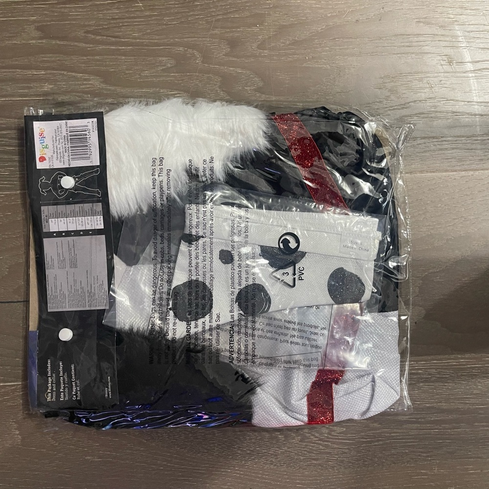 Disguise Disney villains Cruella child costume. Nwt med 7-8 - Picture 3 of 4